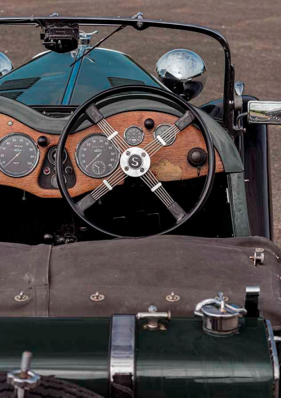 1935 Singer Nine Le Mans Special Speed - interior