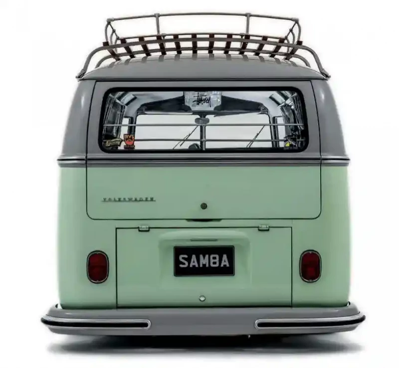 21-window 1964 Volkswagen Bus T1 Samba to take his family on holidays to Cornwall
