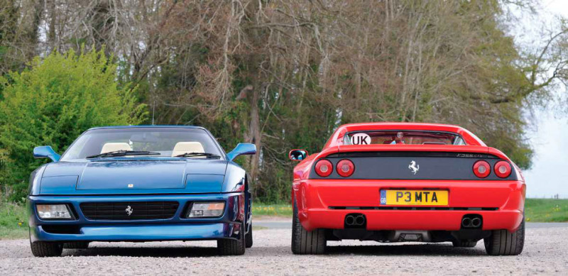 1989 Ferrari 348 ts vs 1994 F355 GTS