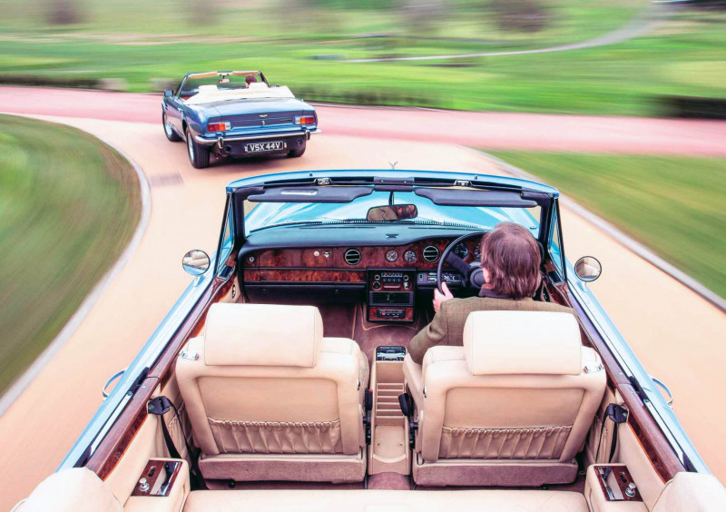 1980 Aston Martin V8 Volante vs. 1976 Rolls-Royce Corniche Drophead Coupé