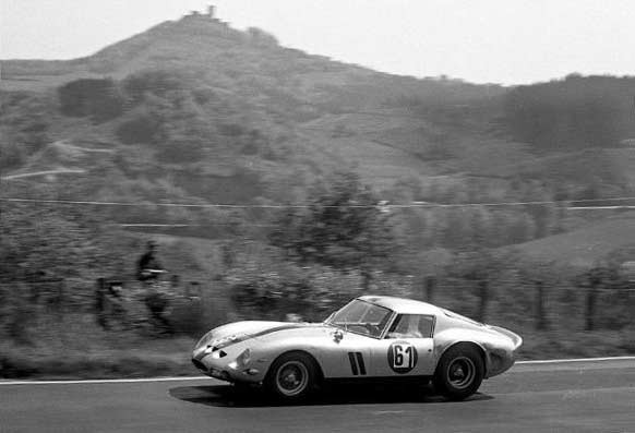 4115GT at the Nürburgring 1000Kms in 1965, driven by Werner Lindermann and KGB agent Manfred Ramminger.