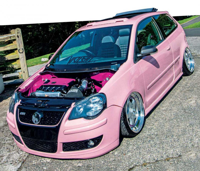 Fully refinished in RAL Pink 250bhp 2006 Volkswagen Golf GTi Mk5