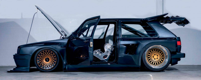 2.8-litre VR6 engined Volkswagen Golf Mk2