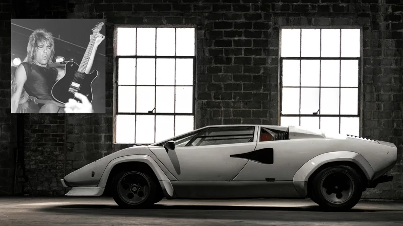 Rock star’s 1982 Lamborghini Countach LP5000S retired from fast life