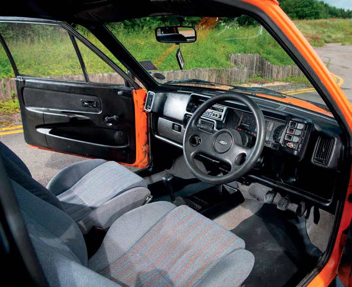 120bhp XR Challenge-powered, Vista Orange 1988 Ford Fiesta Mk2