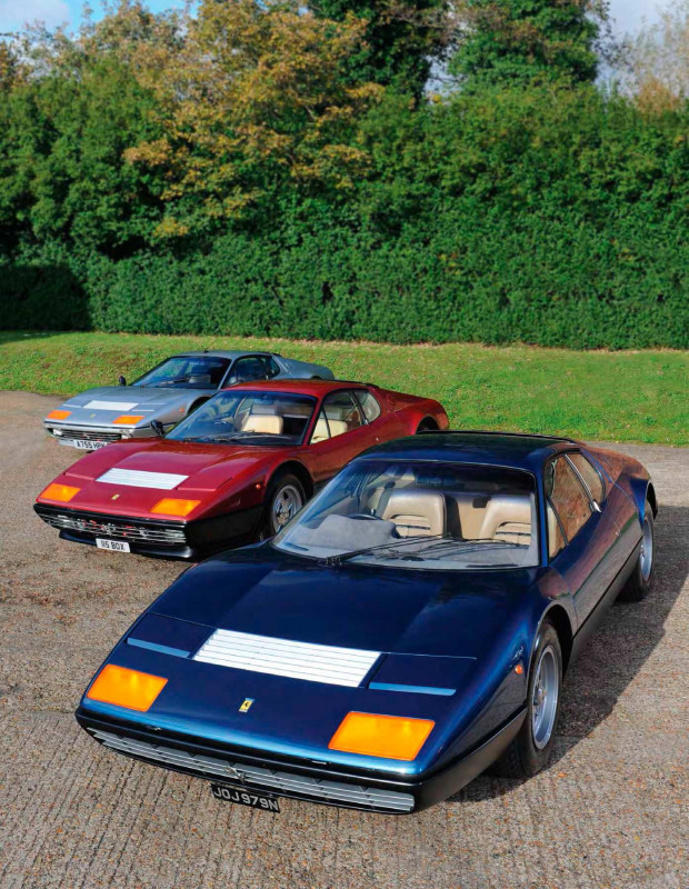 Ferrari 365 GT4 BB,1978 Ferrari 512 BB, 1983 Ferrari 512 BBi
