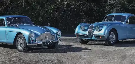 1953 Jaguar XK120 FHC vs. 1957 Aston Martin DB MKIII