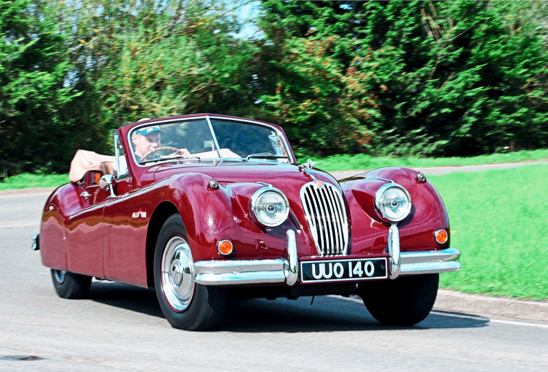 This 1956 XK 140’s first owner kept the car for six decades and also restored it over a 19-year period resulting in the perfectly presented example seen here.