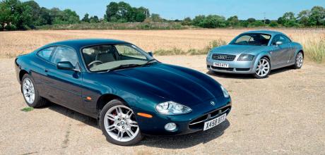 2000 Jaguar XK8 4.0 Coupe X100 vs. 2003 Audi TT 8N