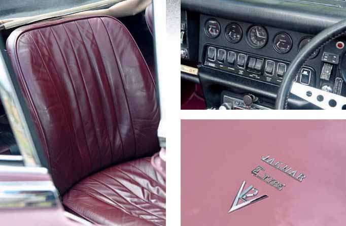 1974 Jaguar E-Type Roadster V12 Series 3 rarely seen ’70s hue of Heather