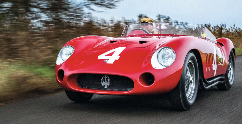 El Maestro’s 1956 Maserati 300S driven by Juan Manuel Fangio