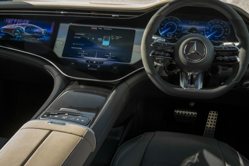 Road test UK-spec 2023 Mercedes-AMG EQS 53 4MATIC+ V297 - interior