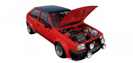 Race Spec 1.6 AEE engined 1994 Volkswagen Polo Coupe Mk2F 86C on carbs