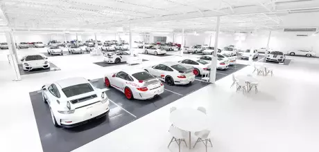 Representing a truly unique collection of Porsches