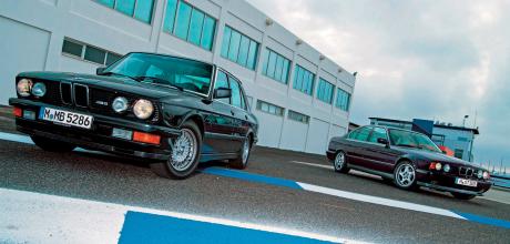 1986 BMW M5 E28 vs. 1992 BMW M5 3.8 E34
