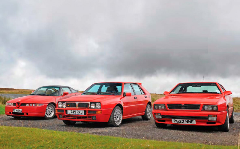 The battle is on between three cars that exemplify the pinnacle of Italian competition breeding in the 1990s. Which one – Alfa Romeo SZ, Lancia Delta HF integrale or Maserati Ghibli Cup – wins our hearts?