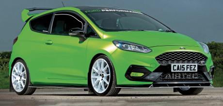 Extremely green 275bhp Ford Fiesta Mk8 daily driver