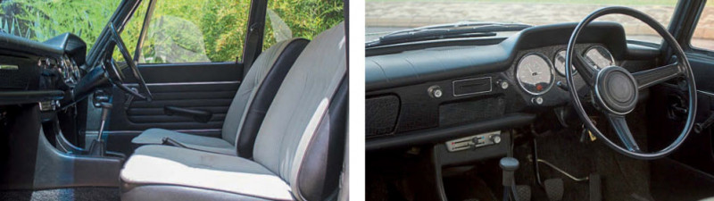 1974 BMW 2004 SA - interior