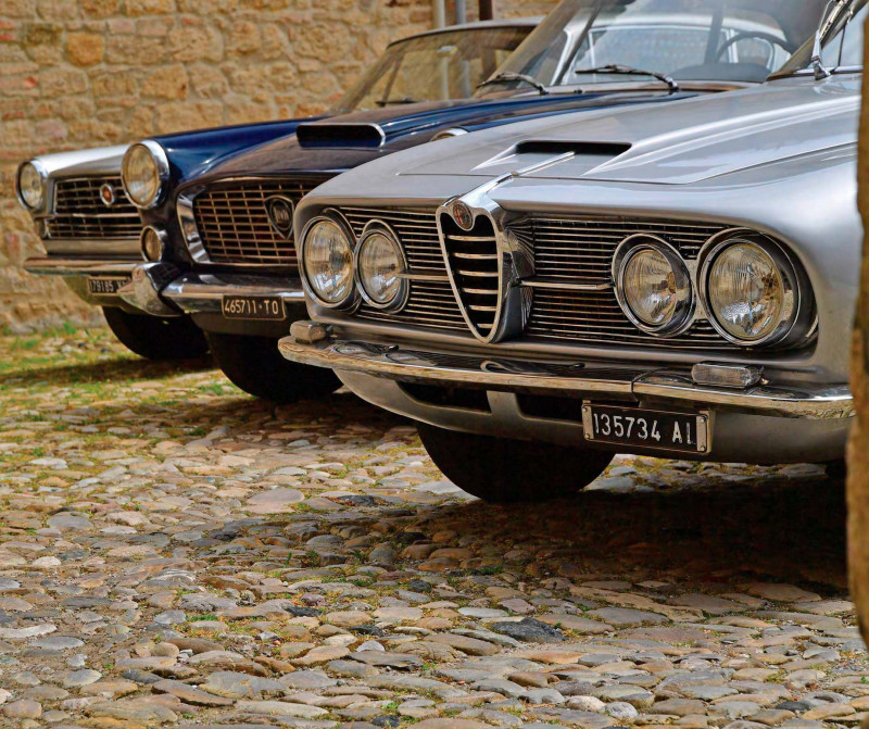 1962 Lancia Flaminia Coupé 2.5 3B vs. 1964 Alfa Romeo 2600 Sprint Coupe Series 106.02, 1966 Fiat 2300 S Coupé
