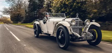 1928 Mercedes-Benz 26/120/180 S-Type Sports Tourer driving the supercharged supercar of its day